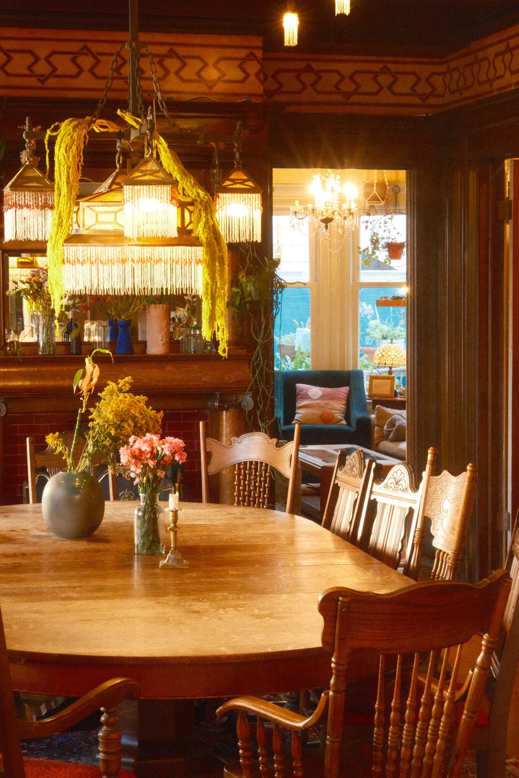 The dining room